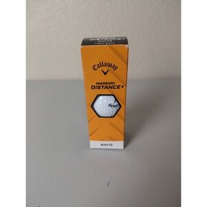 Callaway Warbird Distance Plus 2025 White Golf Balls Sleeve of 3 Brand New